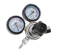 CO2 Regulator, High Accuracy Pressure Gauge with Valve, Zinc Alloy Body for CO2 Cylinder, Welding, Cutting, Electronic Industries