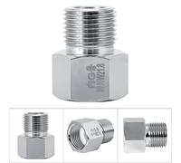 CO2 Regulators Adapter Durable and for Aquarium Fish Tank Use Chrome Plated Copper (G5/8 to W21.8)