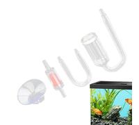 CO2 System for Aquarium, CO2 Diffuser - CO2 Manufacturing Monitor Kit - Glass Reactor for Aquarium Plants, Suitable for Tan Glass Bubbler Reactor Improves the Growth of Aquarium Plants