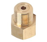 CO2 Tank Adapter, CGA320 W21.8 CO2 Tank Brass CO2 Converter for CO2 (Convert W21.8 to CGA320)