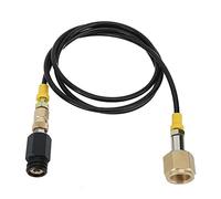 CO2 Tank Adapter Soda High Pressure Hose Kit Accessories for Kit 1.5m W21814 DIN477 Black