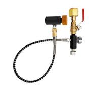 CO2 Tanks Refill Station CO2 Cartridges Fill Adapter Strage Stainless Steel Connector Hose for M11x1 Valves Nitrous Tanks Sodas Maker Accessories