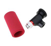 CO2 Tyre Filler Air Pumps With Pressure Gauge Road Bike Tire Inflator CO2 Inflator Head For Road & Mountain Bikes Bike Tire
