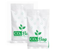 CO2BAG® M 2-Pack - Natural CO2 Generator for Grow Tents & Greenhouses | Value Bundle for Double Coverage | Boosts Plant Growth, Yield & Harvest Speed | Organic Hydroponic Supplement | Maintenance-Free