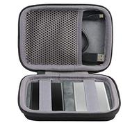 co2CREA 2-in-1 Hard Travel Case for Samsung T7 Touch /T7 Portable SSD | Fits 500GB 1TB 2TB External SSD, Shockproof EVA Storage Case with Soft Velvet Lining, Elastic Fix Strap & Mesh Pocket