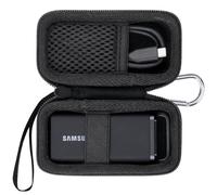 co2CREA Hard Storage Carrying Case for Samsung T5 EVO Portable SSD 2TB 4TB 8TB External Solid State Drive Hard EVA Shockproof Protective Travel Bag