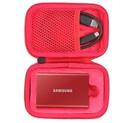 co2CREA Hard Storage Carrying Case for Samsung T7 Touch /T7 Portable State Drives 500GB 1TB 2TB External SSD Hard EVA Shockproof Storage Travel Bag