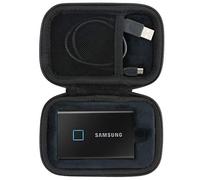 co2CREA Hard Storage Carrying Case for Samsung T7 Touch /T7 Portable State Drives 500GB 1TB 2TB External SSD Hard EVA Shockproof Storage Travel Bag