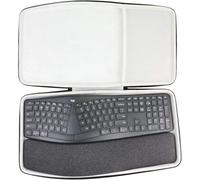 co2CREA Hard Travel Carrying Case for Logitech ERGO K860 keyboard