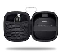 co2CREA Hard Travel Case for Bose SoundLink Micro 2nd Gen Speaker | Shockproof EVA Storage Bag with Carabiner for Outdoor Travel, Case Only