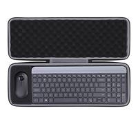 co2CREA Hard Travel Case for Logitech MK470 Slim Keyboard and Mouse Combo | Protective EVA Storage Carrying Case with Shockproof Foam Cushion, Case Only