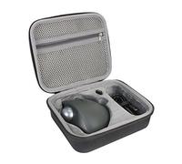 co2CREA Hard Travel Case for Logitech MX Ergo M575 /M575S / M570 Mouse | Compact EVA Mouse Storage Case with Grid Shock Absorbing Foam Cushion & Lightweight Hand Strap