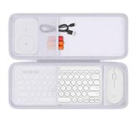 co2CREA Hard Travel Case for Logitech Pebble 2 Combo Pebble Keys 2 K380s /K380 Multi-Device Wireless Keyboard and Pebble Mouse 2 M350s /M350 Mouse Combo, Case only