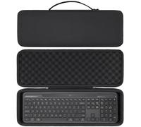 co2CREA Hard Travel Case for Logitech Signature Slim Solar+ K980 Keyboard | EVA Protective Carrying Bag with Shockproof Foam Cushion, Case Only
