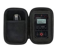 co2CREA Hard Travel Case for ROLAND R-07 Portable Audio Recorder | Shockproof EVA Shell with lightweight Hand Strap for Outdoor Travel, Case Only