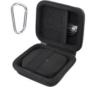 co2CREA Hard Travel Case for SHOKZ OpenFit Pro Open-Ear True Earbuds | Shockproof EVA Storage Bag with Carabiner for Outdoor Travel, Case Only