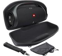 co2CREA Hard Travel Case with Mini Accessory Pouch and Shoulder Strap for JBL Boombox 3 WiFi/Boombox 2 Bluetooth Speaker (Black case+Mini Accessory Bag+Shoulder Strap)