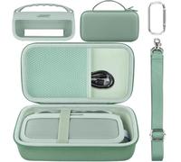 co2CREA Hard Travel Cover and Silicone Case Combo for Bose SoundLink Flex (2nd Gen) Speaker, Protective Bag with Carabiner and Shoulder Strap
