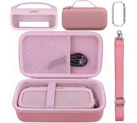 co2CREA Hard Travel Cover and Silicone Case Combo for Bose SoundLink Flex (2nd Gen) Speaker, Protective Bag with Carabiner and Shoulder Strap