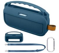 co2CREA Silicone Case for Bose SoundLink Flex 2nd Gen Portable Speaker | Portable Ultra-light Protective Sleeve with Carabiner and Detachable Shoulder Strap