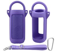 co2CREA Silicone Case for JBL Grip Compact Bluetooth Speaker | Portable Ultra-light Protective Sleeve with Carabiner and Detachable Shoulder Strap