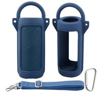 co2CREA Silicone Case for JBL Grip Compact Bluetooth Speaker | Portable Ultra-light Protective Sleeve with Carabiner and Detachable Shoulder Strap