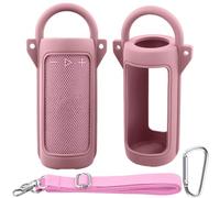 co2CREA Silicone Case for JBL Grip Compact Bluetooth Speaker | Portable Ultra-light Protective Sleeve with Carabiner and Detachable Shoulder Strap