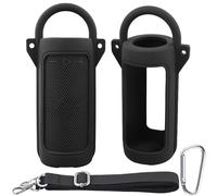 co2CREA Silicone Case for JBL Grip Compact Bluetooth Speaker | Portable Ultra-light Protective Sleeve with Carabiner and Detachable Shoulder Strap