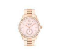 COACH Brooks Women's Automatic Watch - 38mm Stainless Steel Bracelet with Crystal-Set Bezel - Self-Winding - Premium Everyday Fashion - Gift for Her, Rose Gold