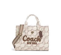 Coach Cargo Signature Handbag, female, beige