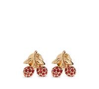 Coach cherry embellished earrings - Gold One Size