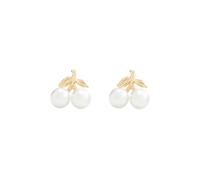 Coach Cherry Faux Pearl Stud Earrings - One Size