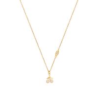Coach Cherry Pavé Pendant Necklace - Gold - One Size