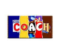 Coach Chocolate Bar Gift Wrapper Gift Present For Dad, Teacher Guider Brother(#350) (with chocolate bar)
