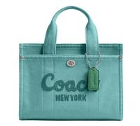 Coach Colored Dye Denim Cargo Tote 26, LH/Ivy