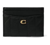 Coach Credit card case Leather 10.5 cm gray
