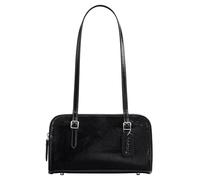 Coach Crinkle Patent Swing Zip Bag, LH/Black