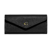Coach Cross Grain Leather Wyn Soft Wallet, Li/Black, One Size