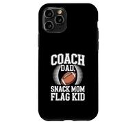 Coach Dad Snack Mom Flag Kid Football Team Case for iPhone 11 Pro