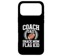 Coach Dad Snack Mom Flag Kid Football Team Case for iPhone 17 Pro Max