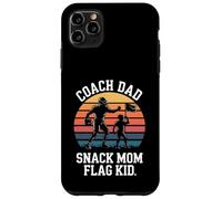 Coach Dad Snack Mom Flag Kid Retro Flag Football Case for iPhone 11 Pro Max
