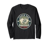 Coach Dad Sports Training Football Father's Day Long Sleeve T-Shirt