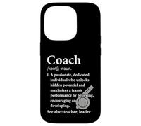 Coach Definition Trainer Sport Coaching Sports Instructor Case for iPhone 14 Pro