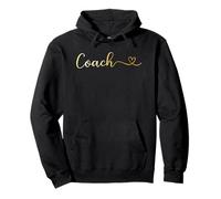 Coach elegant gold Typography with a Heart Pullover Hoodie