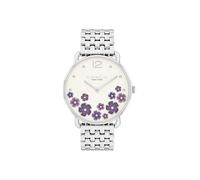 COACH Elliot Women's 2H Quartz Watch - 36mm Stainless Steel Bracelet - Colorful Floral Design - Premium Fashion - Gift for Her, Silver