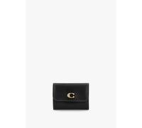 COACH Essential Black Leather Card Holder Wallet Size: One Size, Colou