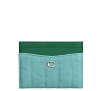COACH Essential Card Case With Quilting Ivory One Size