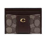 Coach Essential Credit card case Leather 10.5 cm brown