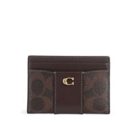 Coach Essential Credit card case Leather 11 cm brown