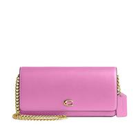 Coach Evie Long Wallet with Chain, B4/Fuschia